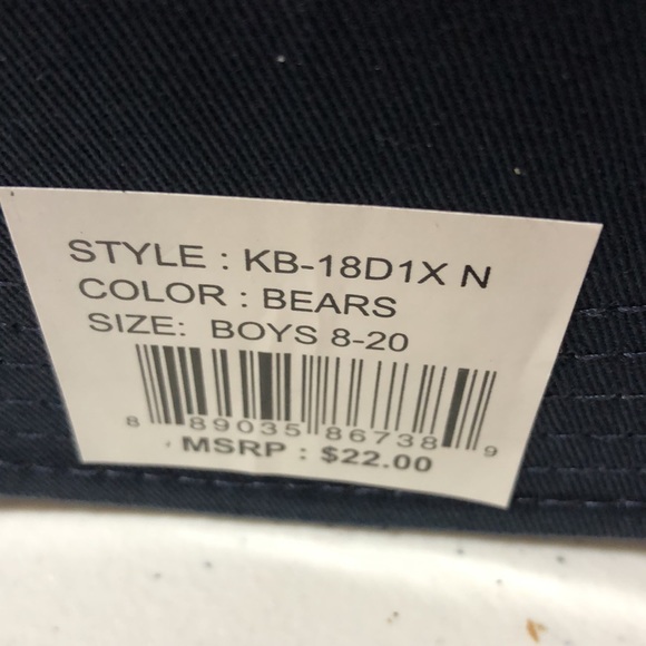 Chicago Bears NFL Youth Stealth Helmet SnapBack Mesh Hat Cap Boys 8-20 - Picture 5 of 7